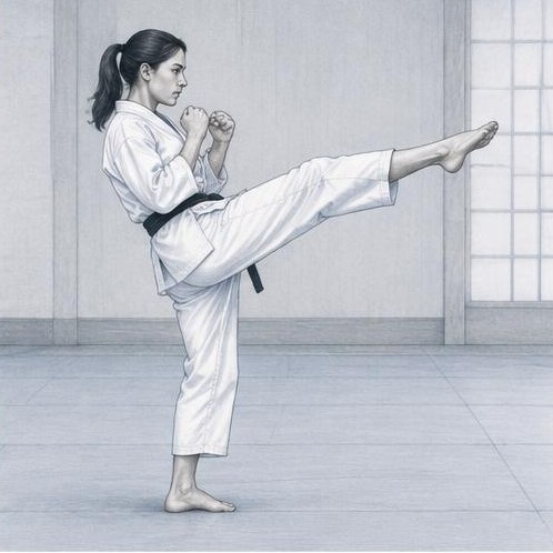 Mae-Geri (Front Snap Kick)