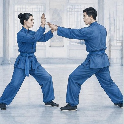 He Xing Defense (Crane Wing Deflection)