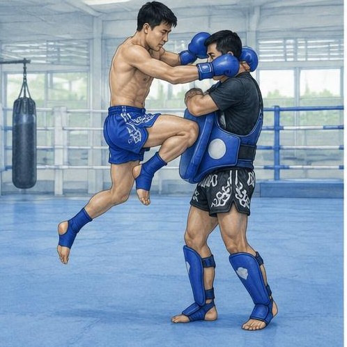Khao Loi (Flying Knee)
