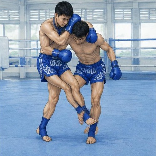 Plook Sheep (Muay Thai Clinch Sweep)