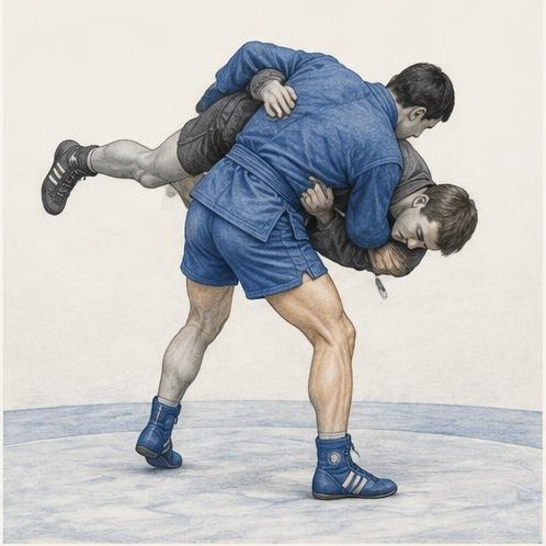 Brosok Cherez Bedro (Hip Throw)