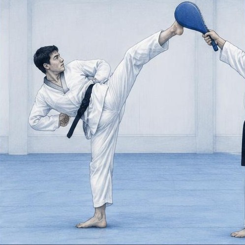 Bandae Dollyo Chagi (Spinning Hook Kick)
